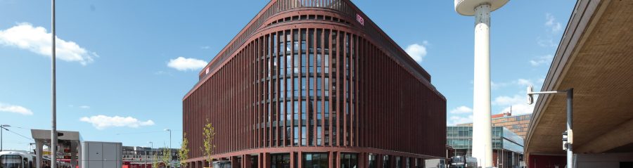 Deutsche Bahn, Lister Dreieck, Hascher Jehle Architektur, HJA, Wasserstrichziegel, Wasserstrichkollektion