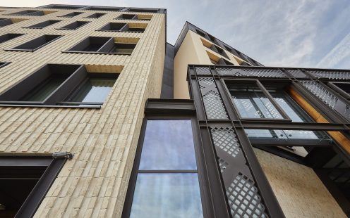 PURO hotel in Krakow Poland made with Binz 430 Terca brick