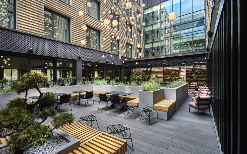 PURO hotel in Krakow Poland made with Binz 430 Terca brick