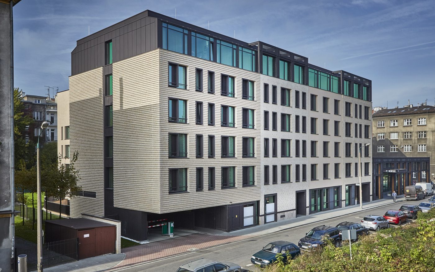 PURO hotel in Krakow Poland made with Binz 430 Terca brick