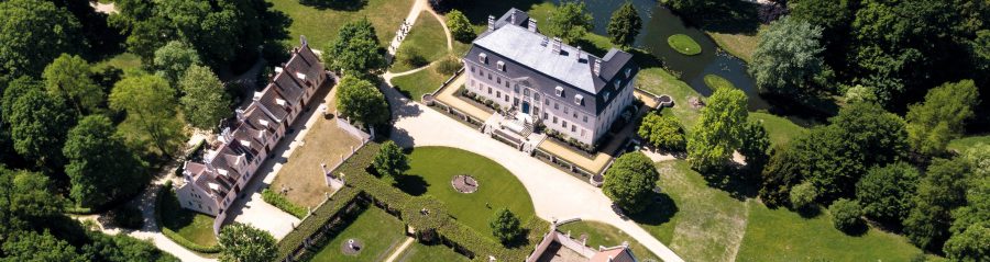 Creaton Kera Biber anthrazit matt durchgefärbt Schloss Branitz