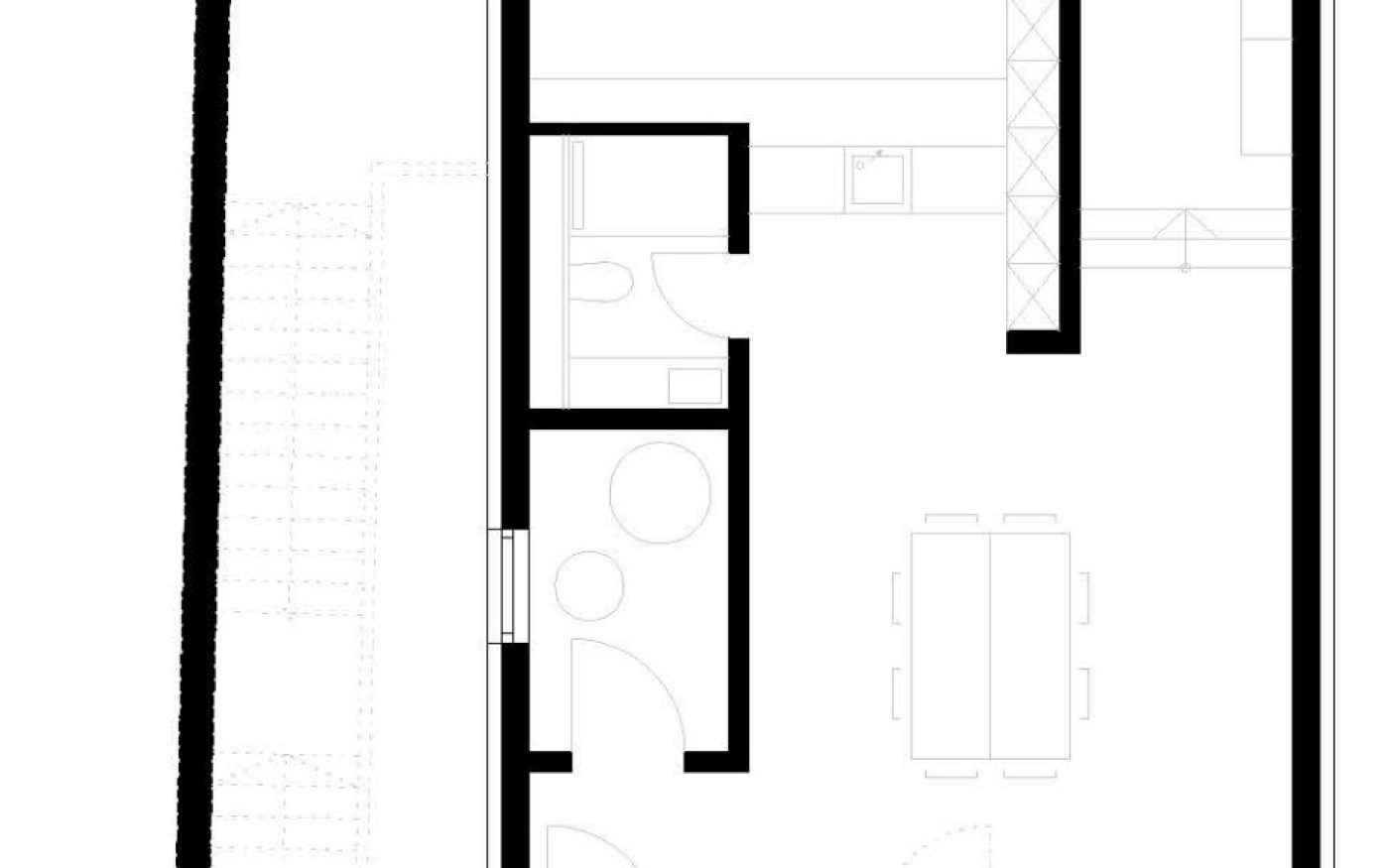 Stadthaus Stuttgart - Grundriss Erdgeschoss (Büroeinheit)