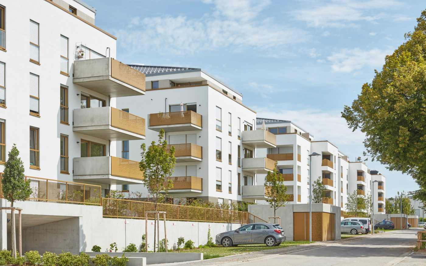 MFH, Caerphillystr., Am Sonnenberg, WBL Wohnungsbau Ludwigsburg GmbH, ARP Architekten, Fair-Wohnen-Modell, NaWoh Qualitätssiegel 2020, Nachhaltiger Wohnungsbau, KfW-Energieeffizienzhaus 55, Poroton-Systemzubehör, WDF