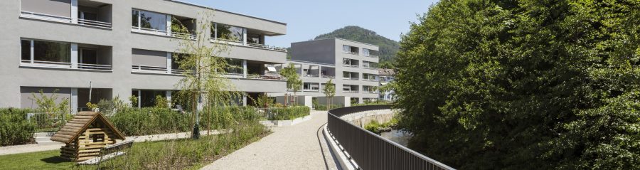 Freivogel Mayer Architekten, Wohnen an der Oos, Stadtreparatur, Flächenrecyckling, Beispielhaftes Bauen AKBW, Hugo Häring 2023