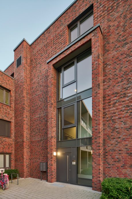 R102, S8- und T7-49,0-MW, Poroton plus Riemchen, Passivhaus-Niveau, Hannover Misburg, Willi-Blume-Allee, Hans-Werner-Lampe-Weg, Kiefer Sander Architekten,, GETEC Immobilien