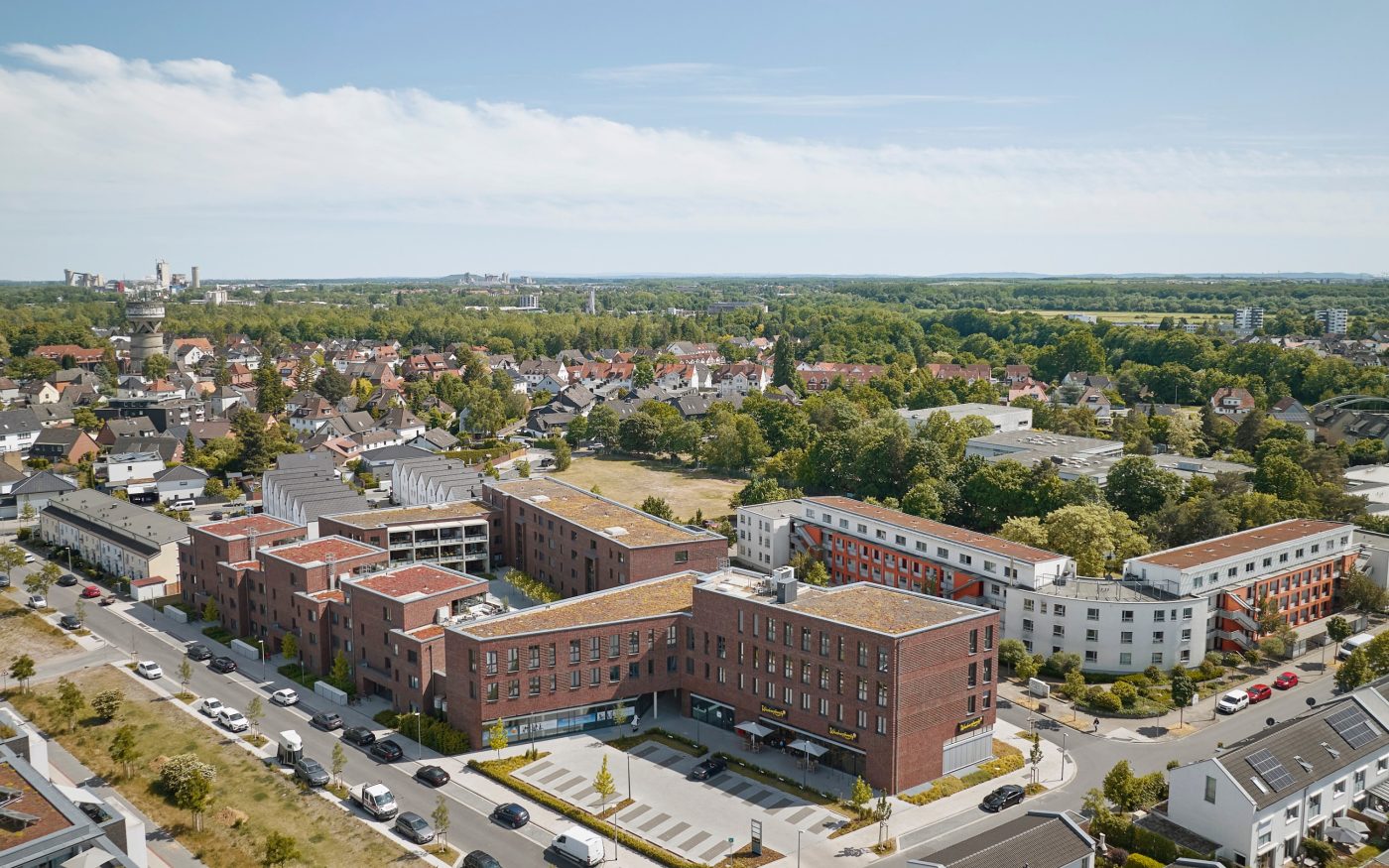 R102, S8- und T7-49,0-MW, Poroton plus Riemchen, Passivhaus-Niveau, Hannover Misburg, Willi-Blume-Allee, Hans-Werner-Lampe-Weg, Kiefer Sander Architekten,, GETEC Immobilien