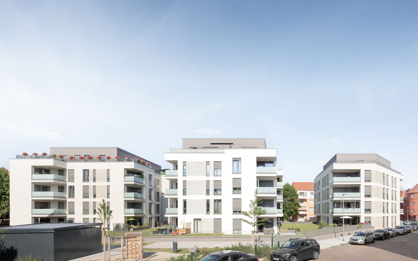 MFH, arc architecturcenzept, Lauterbach Oheim Schaper, Stadtfelder Wohnungsgenossenschaft, S9-42,5-MiWo, Stadtvillen