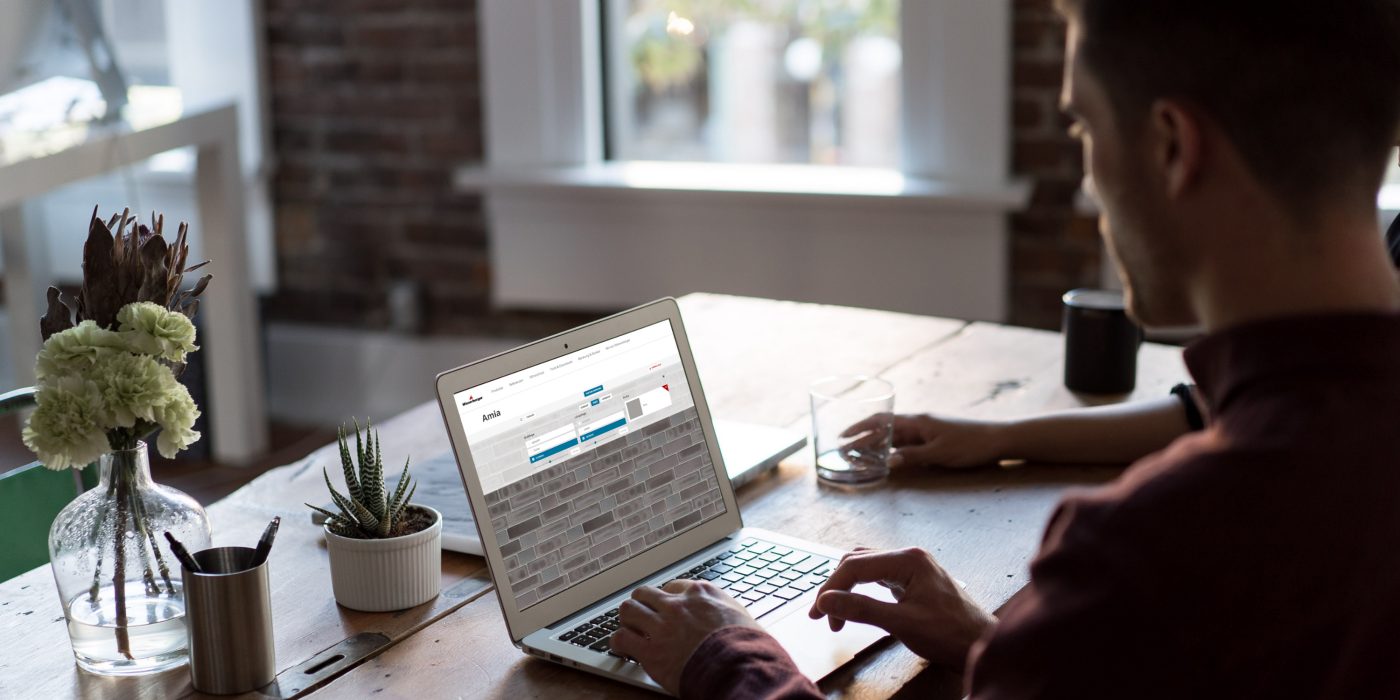 Mockup Texturgenerator Bildschirm mit Hintergrund