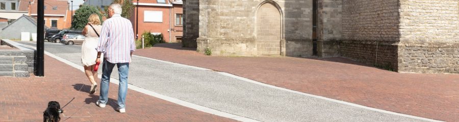 Reference photo infrastructure landscaping in Wemmel