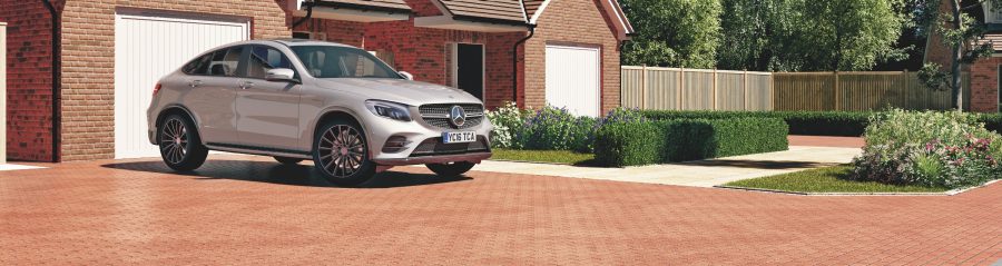 Aquata pavers residential area used for sustainable urban drainage system.