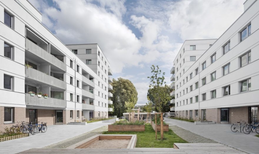 Arnold und Gladisch Architekten, DMSW Architektur, 180 WE, Bornemannstr. 15, mehrgeschossiger Wohnbau, Wohnanlage,  monolithisch