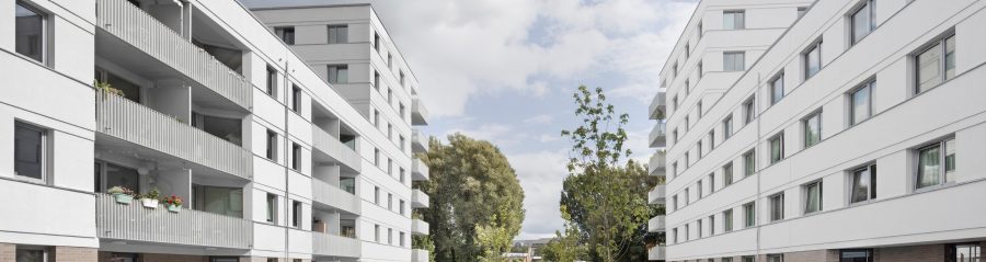 DEU, Berlin, 09/2017,Wohnhäuser Uferhöfe, Berlin, Architekt: Arnold und Gladisch, DMSW Architekten, Bildtechnik: Digital-KB