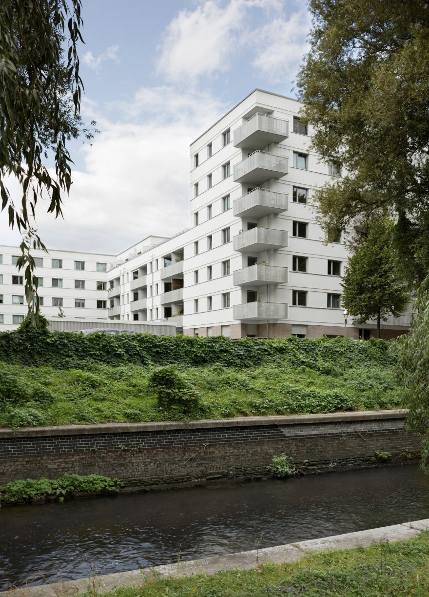 DEU, Berlin, 09/2017,Wohnhäuser Uferhöfe, Berlin, Architekt: Arnold und Gladisch, DMSW Architekten, Bildtechnik: Digital-KB