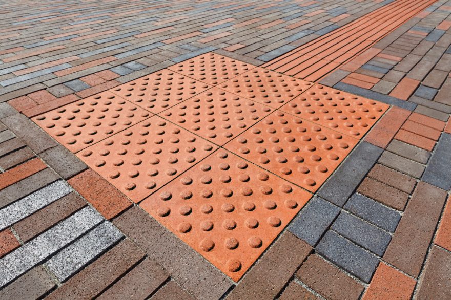 paver, penter, paving stone, blind guidance, square