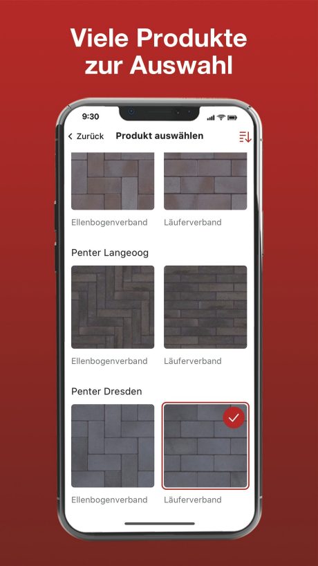 GardenVisions App: Intuitives Gartendesign mit großer Klinkerauswahl 3