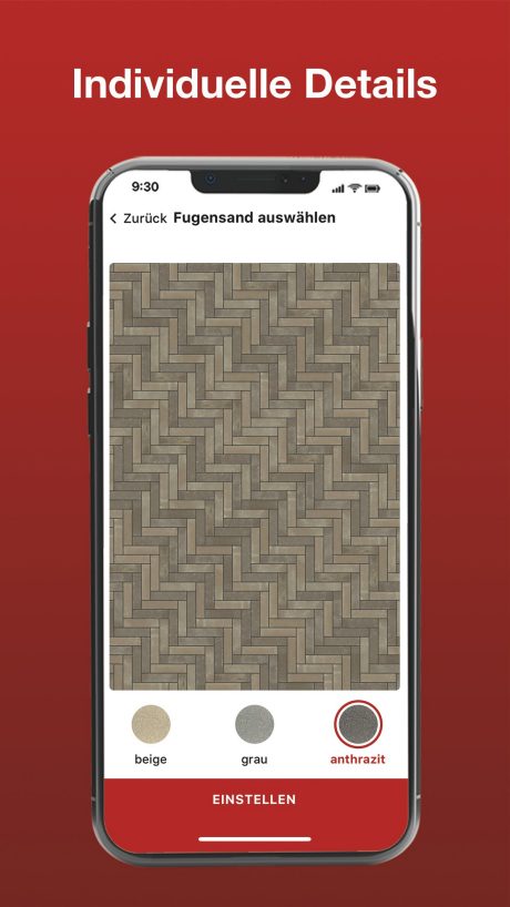 GardenVisions App: Intuitives Gartendesign mit großer Klinkerauswahl 4