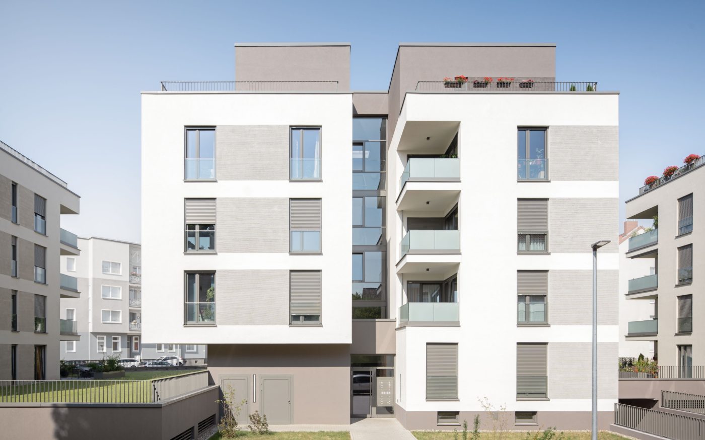 MFH, arc architecturcenzept, Lauterbach Oheim Schaper, Stadtfelder Wohnungsgenossenschaft, S9-42,5-MiWo, Stadtvillen