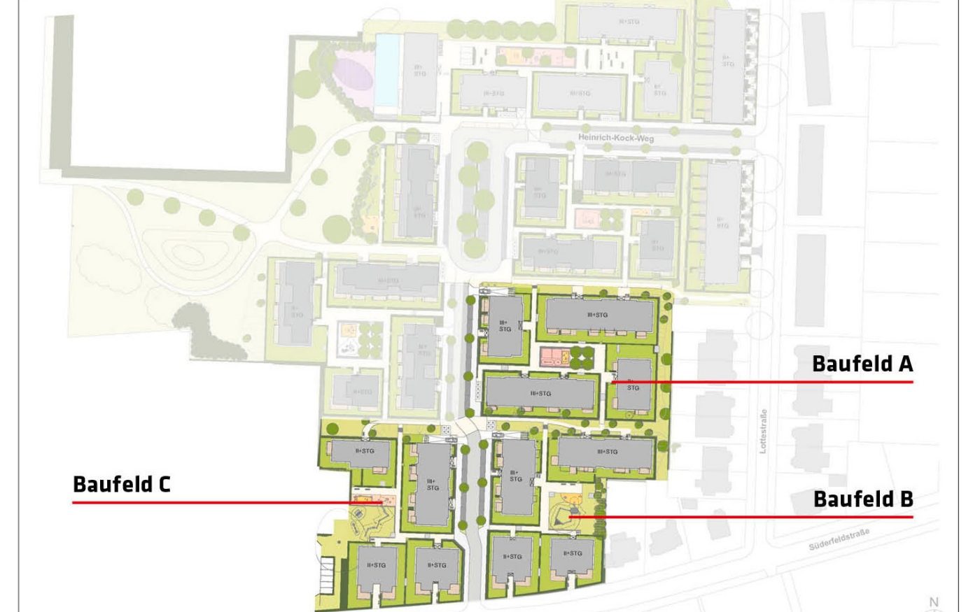 TCHOBAN VOSS Architekten, Nachhaltigkeit, Mobilitätskonzept, Begrünungskonzept