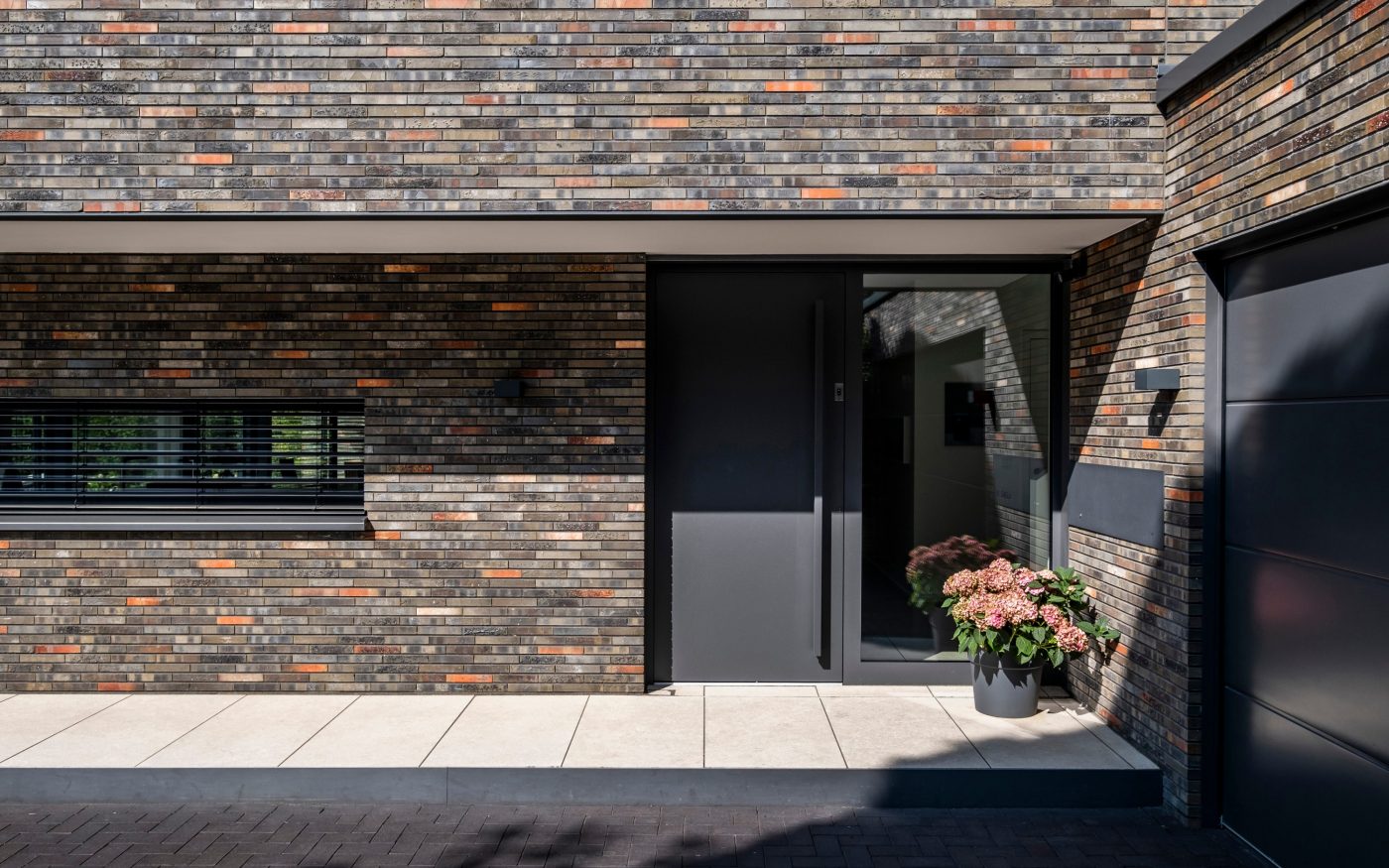 Engelshove Architekten, Terca Eco-brick Archipolis Onyx Zwart und Cadet Zwart (10%), Objektsortierung, Poroton Plan-T18,  ZWP-Plan,, Pflasterklinker Penter Ares