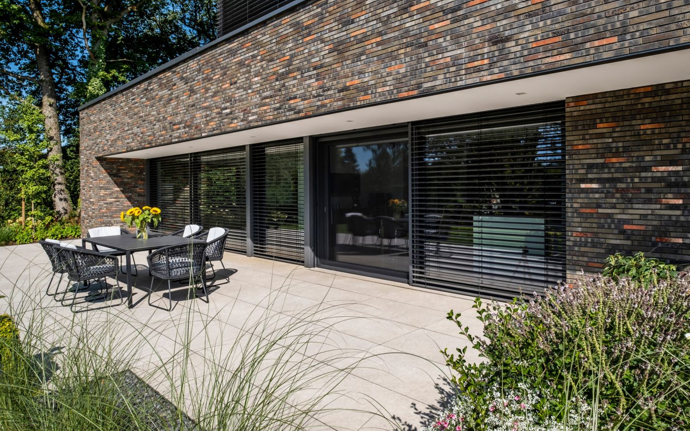 Engelshove Architekten, Terca Eco-brick Archipolis Onyx Zwart und Cadet Zwart (10%), Objektsortierung, Poroton Plan-T18,  ZWP-Plan,, Pflasterklinker Penter Ares