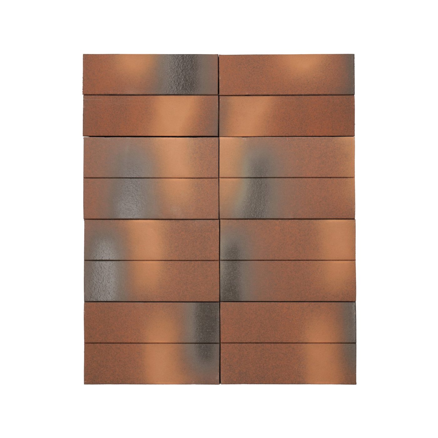 Terca Riemchen Urban Rotbraun Kohle