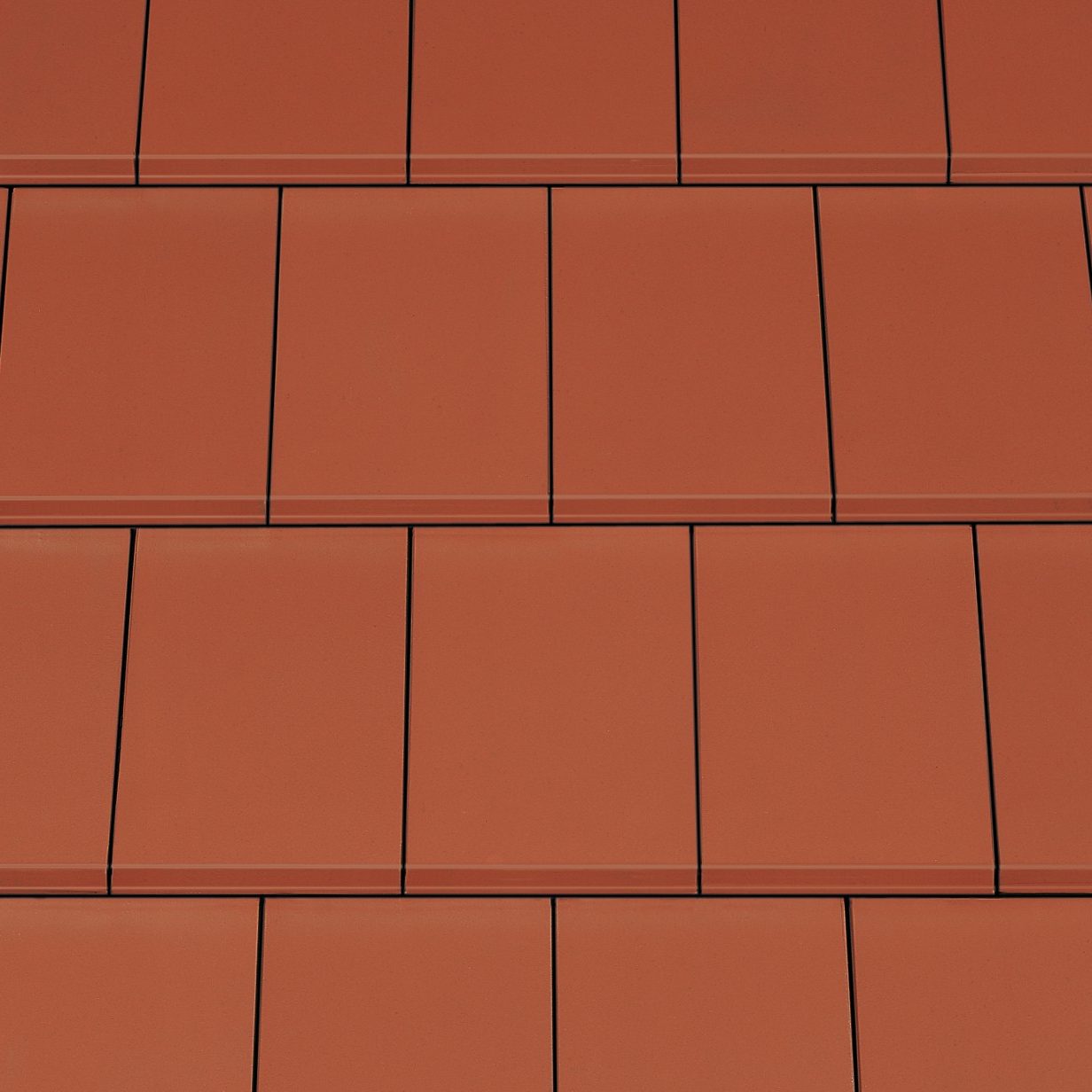 Texturbild Dachziegel Creaton Domino kupferrot 