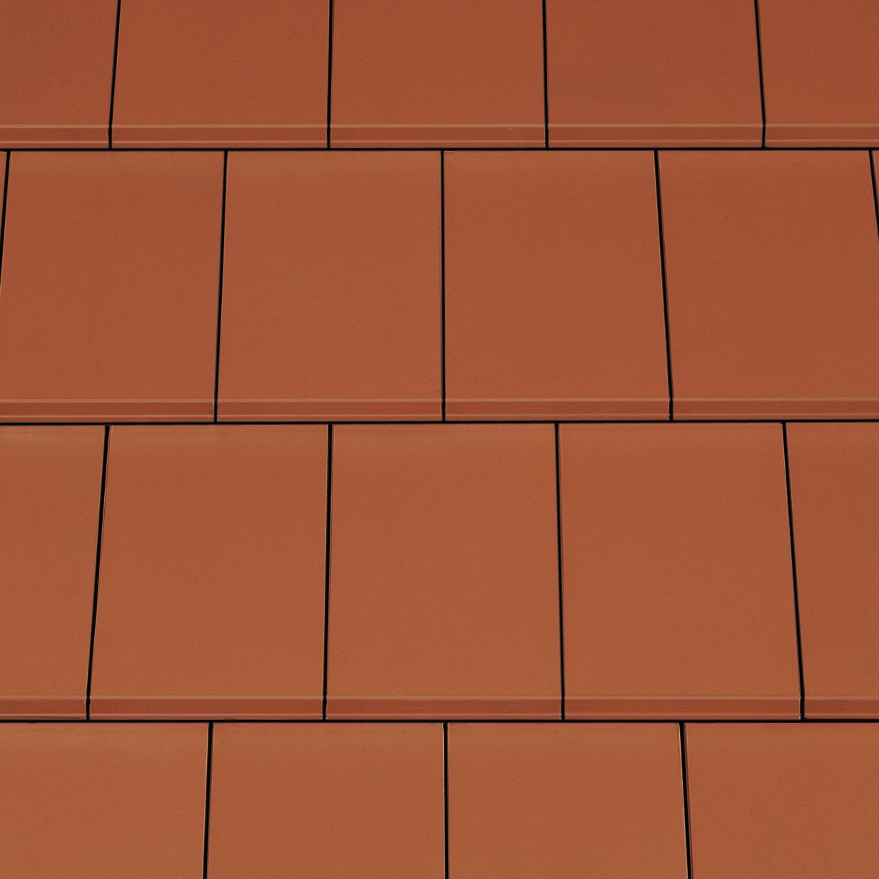 Texturbild Dachziegel Creaton Domino kupferrot 