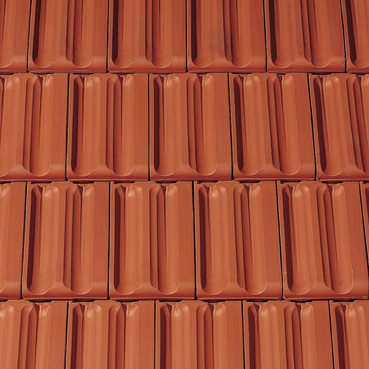 Texturbild Dachziegel Creaton Rustico kupferrot 