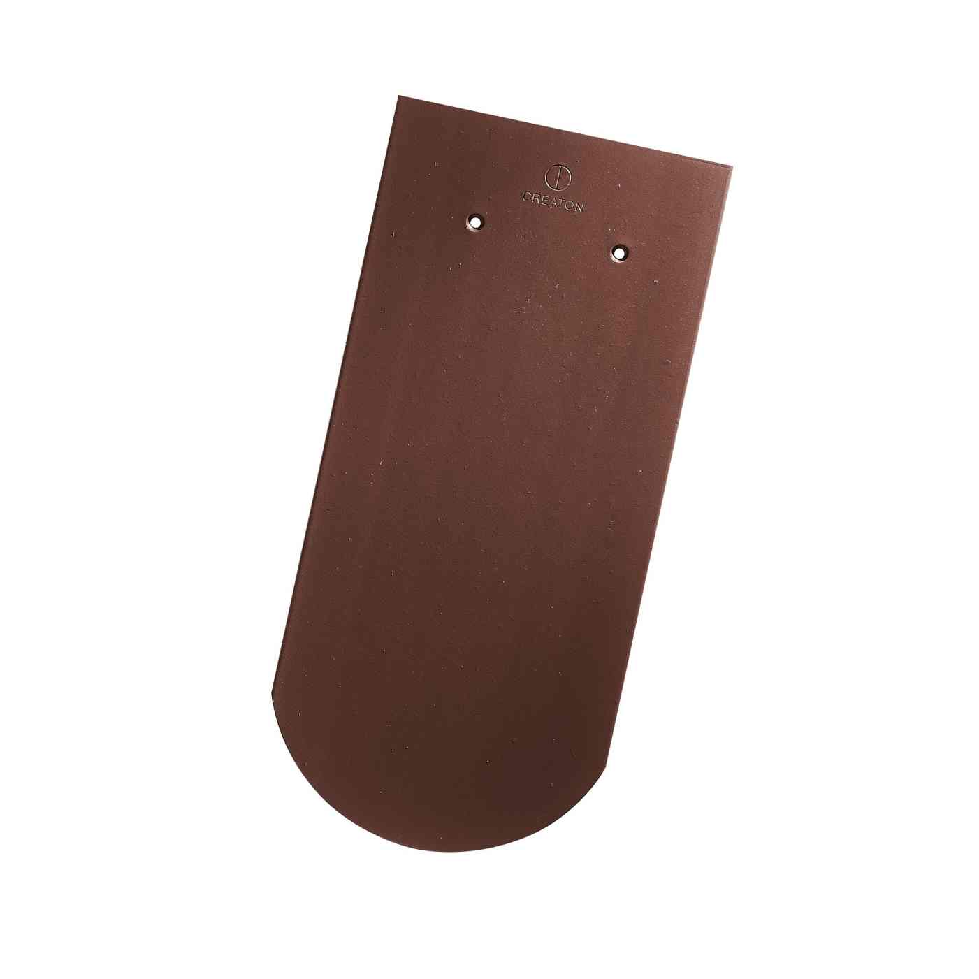 Produktbild Creaton Dachziegel Biber Klassik 18 x 38 x 1,4 Rundschnitt braun 
