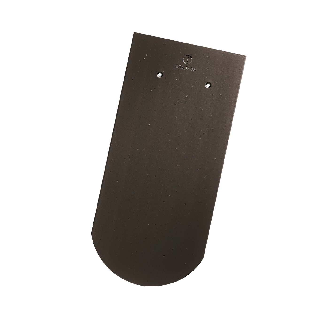 Produktbild Creaton Dachziegel Biber Klassik 18 x 38 x 1,4 Rundschnitt dunkelbraun 