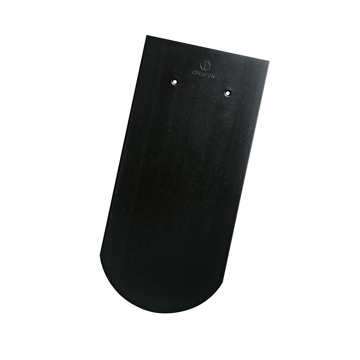 Produktbild Creaton Dachziegel Biber Klassik 18 x 38 x 1,4 Rundschnitt anthrazit 