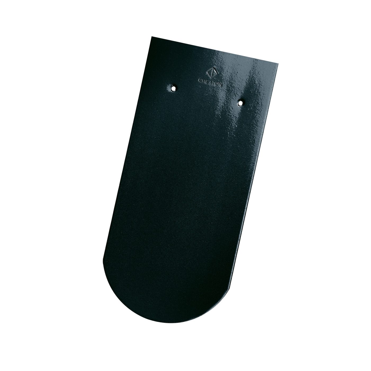 Produktbild Creaton Dachziegel Biber Klassik 18 x 38 x 1,4 Rundschnitt edelschwarz 