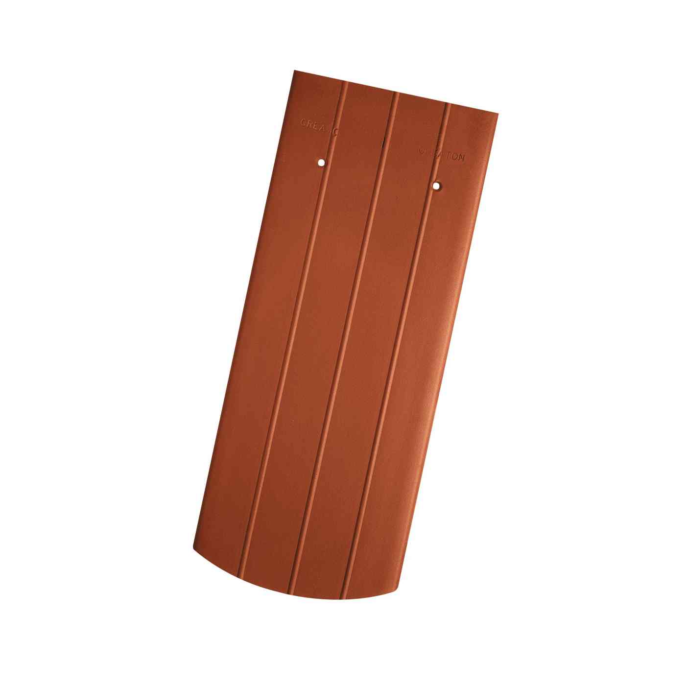 Produktbild Creaton Dachziegel Biber Sächsischer Biber 15,5 x 38 x 1,2 Segmentschnitt kupferrot 