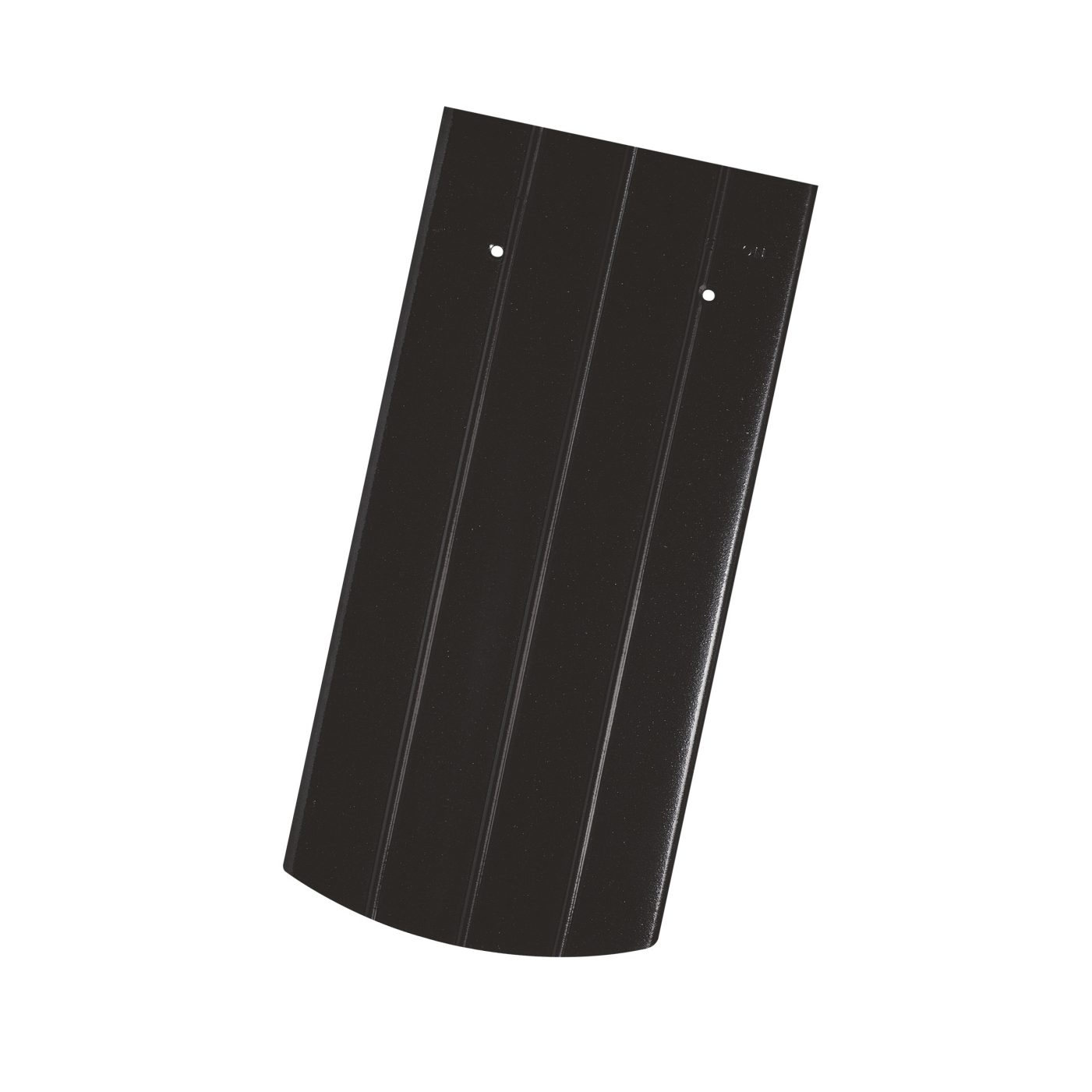 Produktbild Creaton Dachziegel Biber Sächsischer Biber 18 x 38 x 1,4 Segmentschnitt anthrazit 