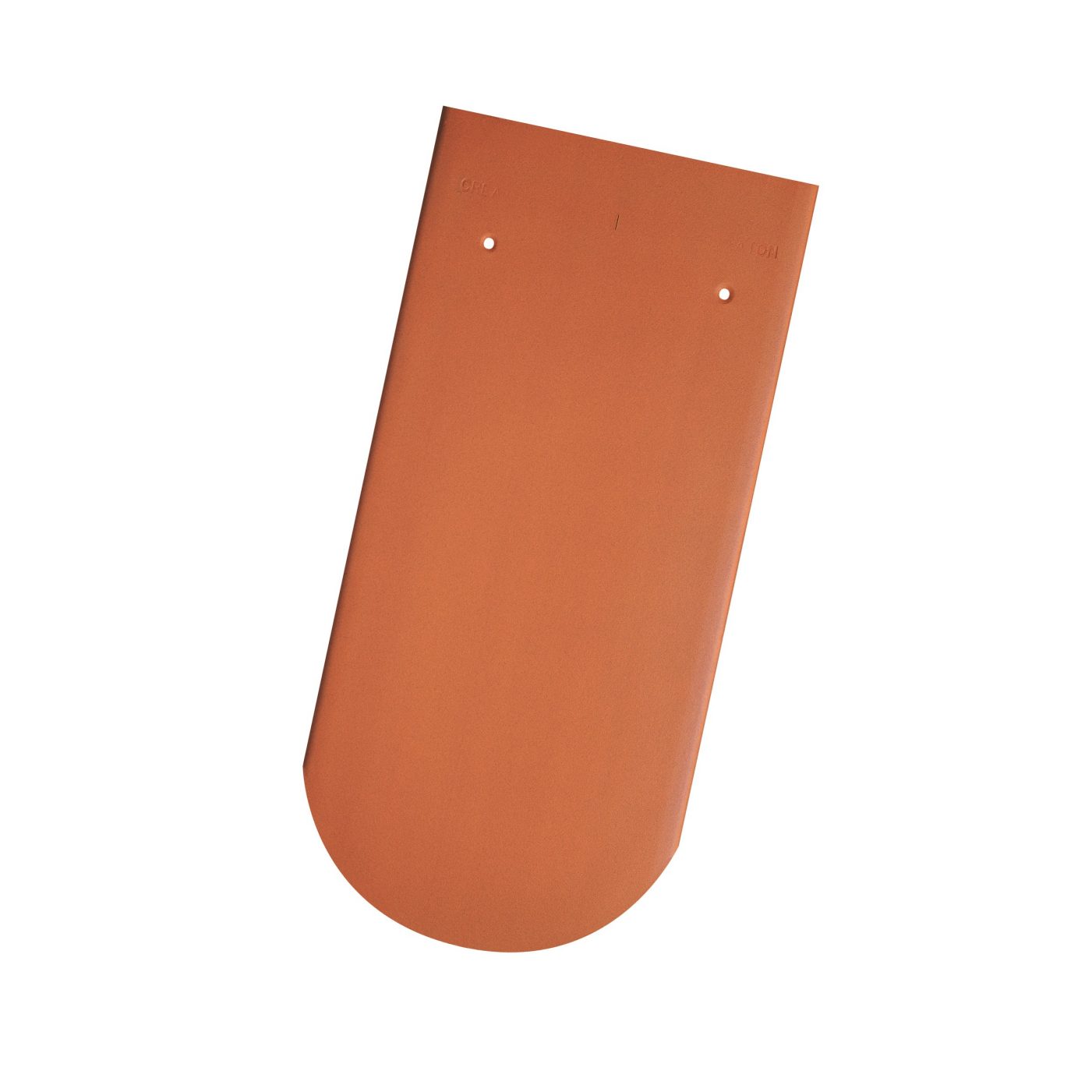 Produktbild Creaton Dachziegel Kera Biber Klassik 18 x 38 x 1,2 Rundschnitt naturrot 