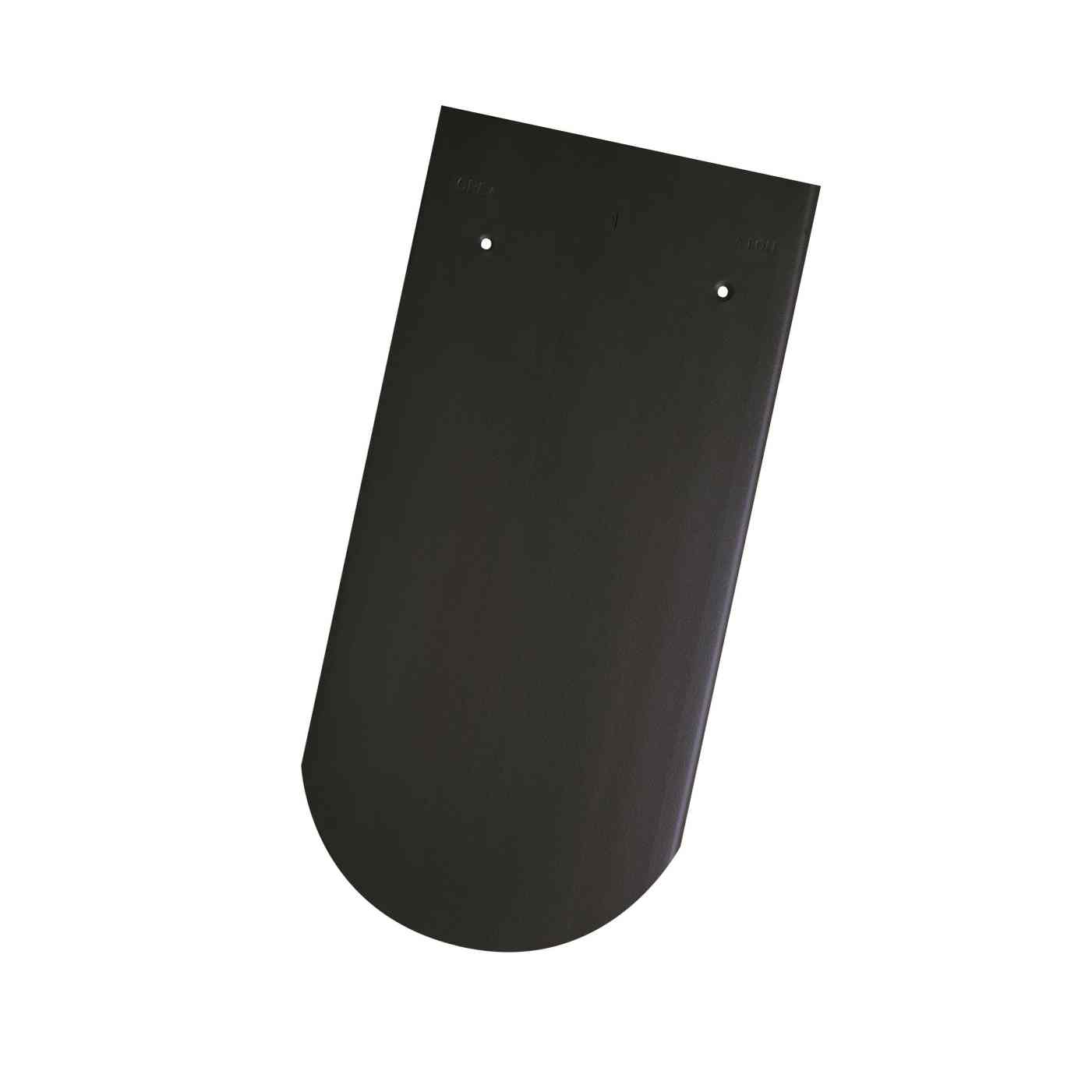 Produktbild Creaton Dachziegel Kera Biber Klassik 18 x 38 x 1,2 Rundschnitt mangan-matt 