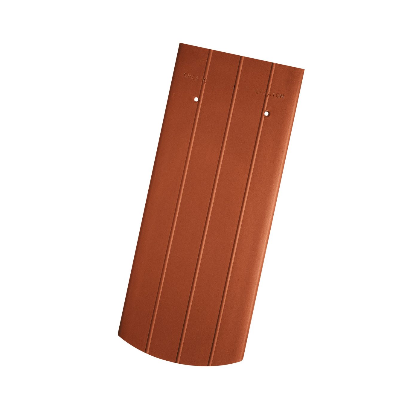 Produktbild Creaton Dachziegel Kera Biber Sächsischer Biber 15,5 x 38 x 1,2 Segmentschnitt kupferrot 