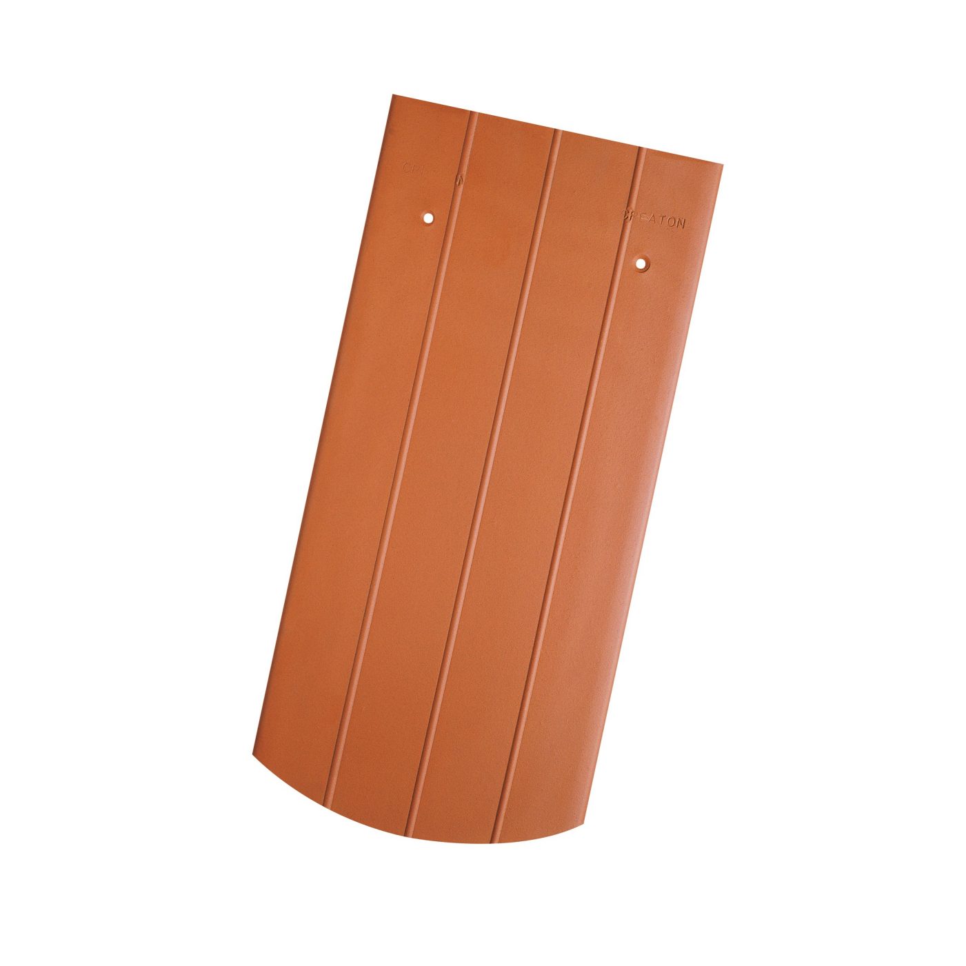 Produktbild Creaton Dachziegel Kera Biber Sächsischer Biber 18 x 38 x 1,2 Segmentschnitt naturrot 