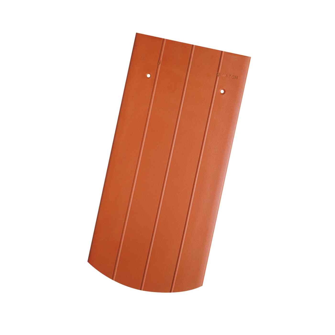 Produktbild Creaton Dachziegel Kera Biber Sächsischer Biber 18 x 38 x 1,2 Segmentschnitt kupferrot 