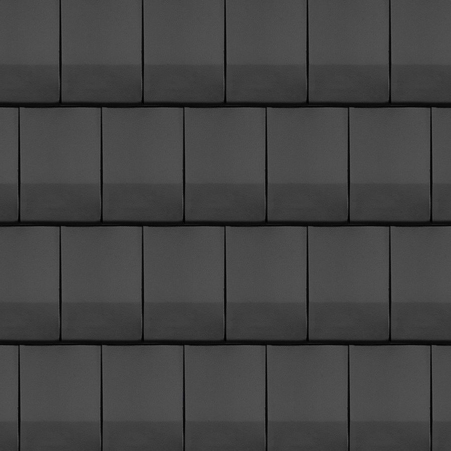 Texturbild Dachziegel Koramic Actua 10 edelschwarz 
