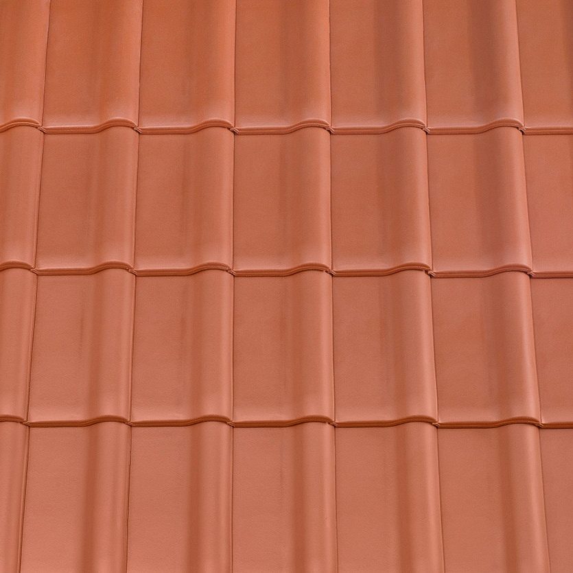 Texturbild Dachziegel Koramic Alegra 15 naturrot 