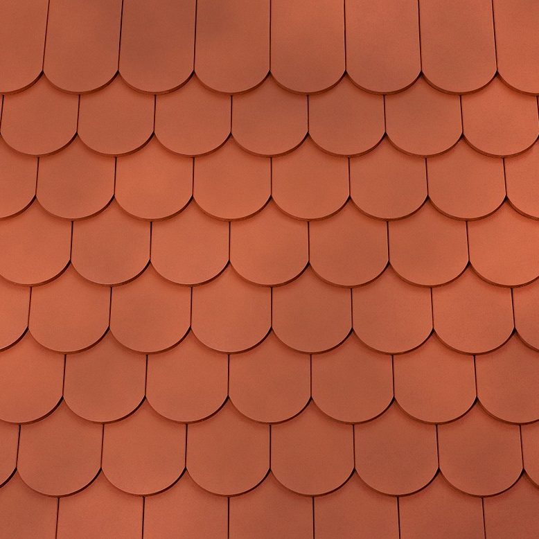 Textur Biberschwanz E rotbunt