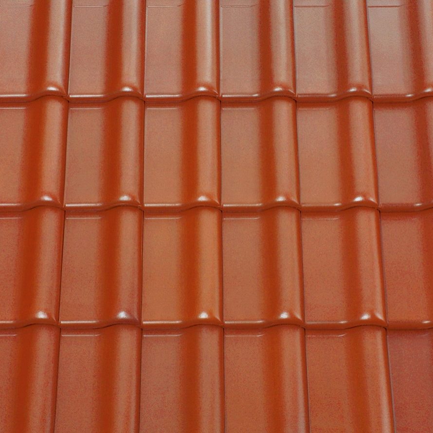 Textur Universo 10 rot engobiert