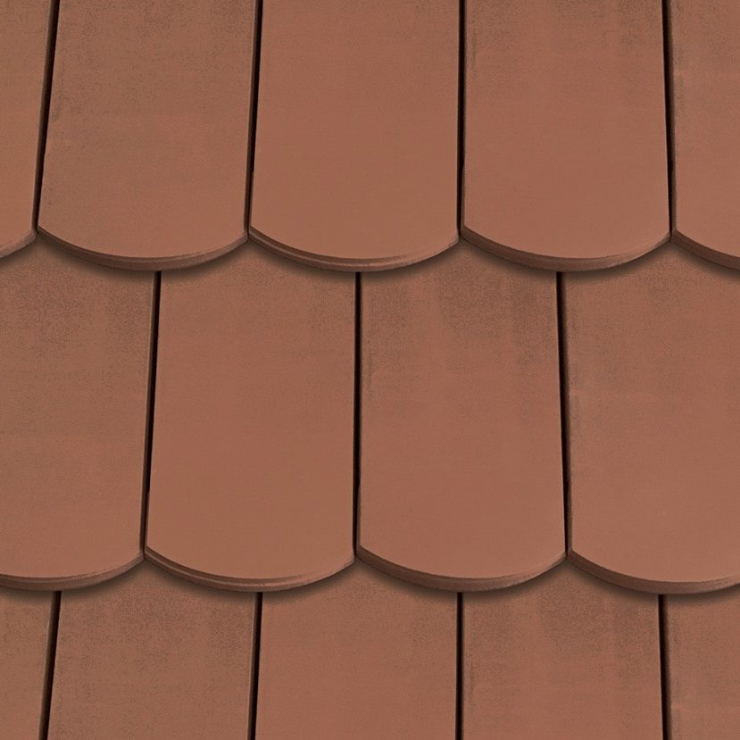 Textur Falzbiber braun durchgefaerbt